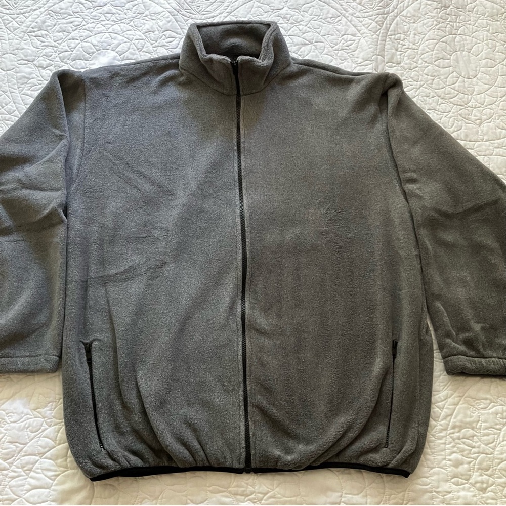 Polartec Kenyon Men's Gray Full-Zip Sweater